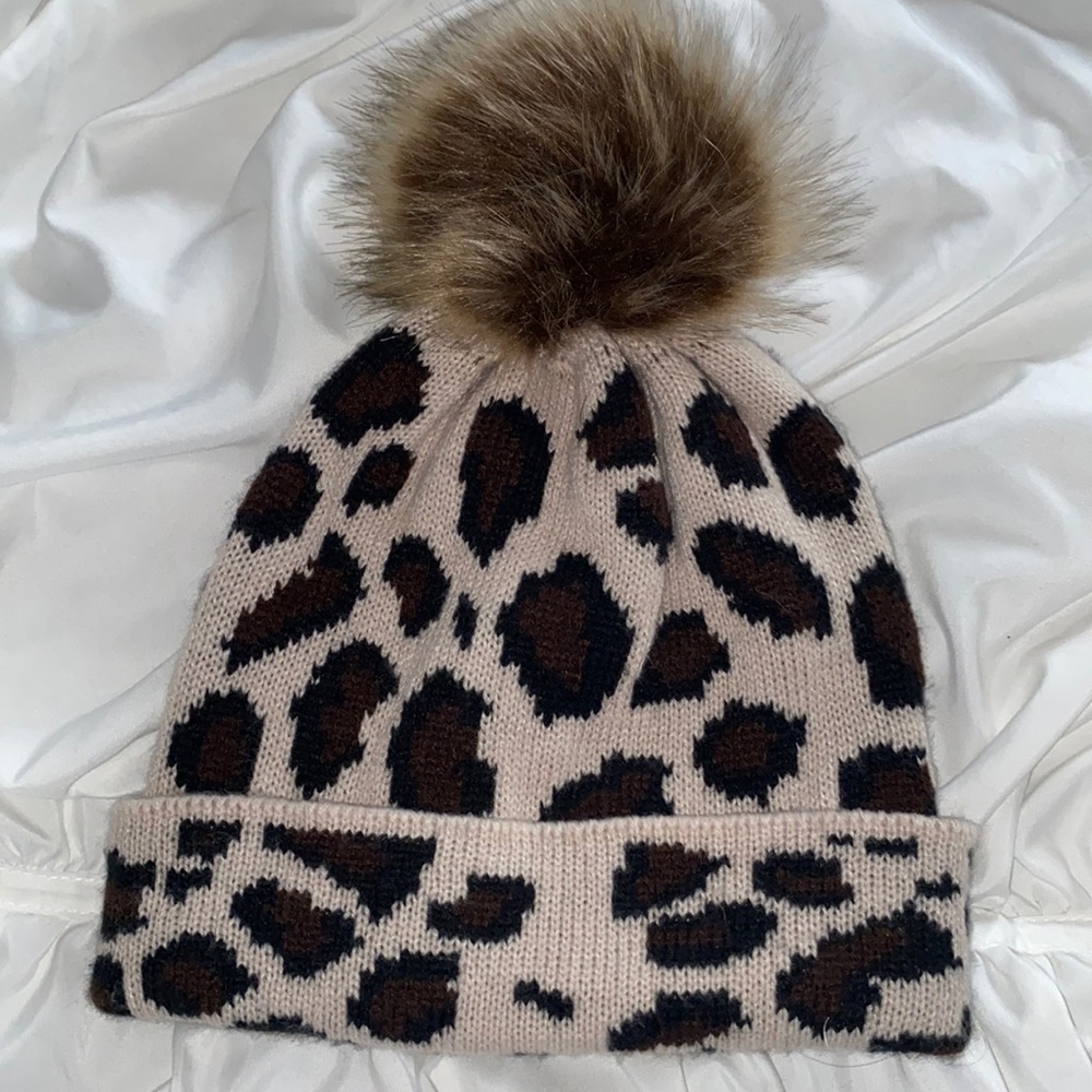 Cheetah beanie